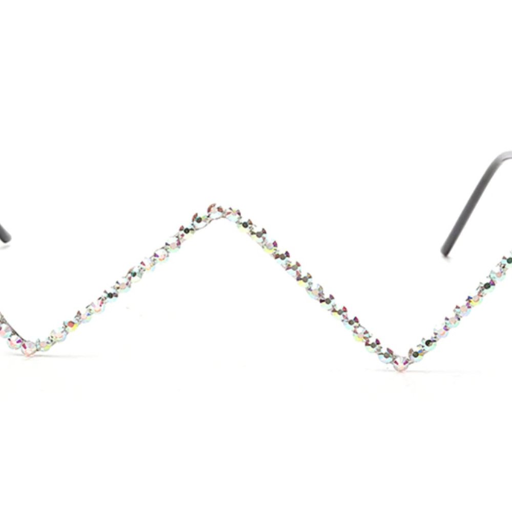 Lensless Pyramid Rhinestone Frames - Picture 5 of 5